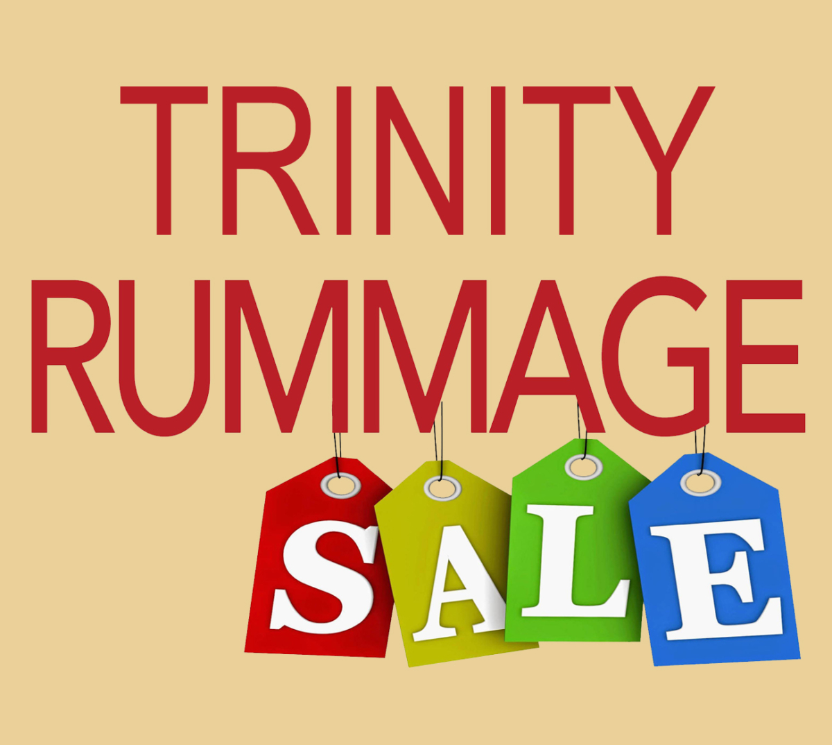 Annual rummage sale set for April 26 and 27 Trinity Episcopal Church